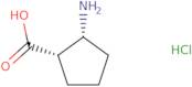 (1S,2R)-2-Aminocyclopentanecarboxylic acid hydrochloride salt