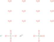 Aluminum potassium sulfate dodecahydrate