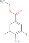 4-Amino-3-bromo-5-iodo-benzoic acid ethyl ester