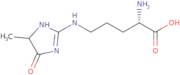 (2S)-2-Amino-5-(5-methyl-4-oxo-4,5-dihydro-1H-imidazol-2-ylamino)pentanoic acid (mixture of four i…