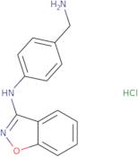 N-(4-(Aminomethyl)Phenyl)Benzo[D]Isoxazol-3-Amine Hydrochloride