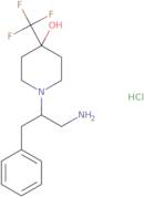 1-(1-Amino-3-phenylpropan-2-yl)-4-(trifluoromethyl)piperidin-4-ol hydrochloride