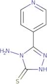 4-Amino-5-(4-pyridyl)-4H-1,2,4-triazole-3-thiol