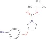 3-(4-Aminophenoxy)pyrrolidine-1-carboxylic acid tert-butyl ester
