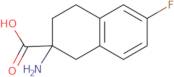 2-Amino-6-fluoro-1,2,3,4-tetrahydronaphthalene-2-carboxylic acid