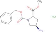 (2S,4R)-4-Amino-1-[benzyloxycarbonyl]pyrrolidine-2-methylcarboxylate hydrochloride