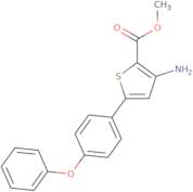 3-Amino-5-(4-phenoxyphenyl)thiophne-2-carboxylic acid methyl ester