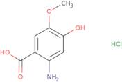 2-amino-4-hydroxy-5-methoxybenzoic acid hydrochloride