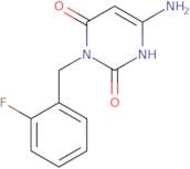 6-amino-3-(2-fluorobenzyl)-2,4(1h,3h)-pyrimidinedione