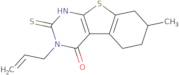 3-allyl-7-methyl-2-sulfanyl-5,6,7,8-tetrahydro[1]benzothieno[2,3-d]pyrimidin-4(3h)-one