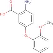 2-amino-5-(2-methoxyphenoxy)benzoic acid