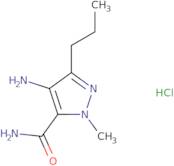 4-Amino-1-methyl-3-propyl-1H-pyrazole-5-carboxamide HCl