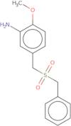 2-Methoxy-5-[[(phenylmethyl)sulfonyl]methyl]benzenamine