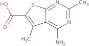 4-Amino-2,5-dimethylthieno[2,3-D]pyrimidine-6-carboxylic acid