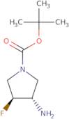 (3S,4S)-3-Amino-4-fluoro-1-pyrrolidinecarboxylic acid tert-butyl ester
