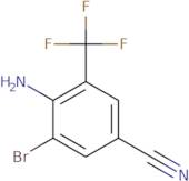 4-Amino-3-bromo-5-(trifluoromethyl)benzonitrile