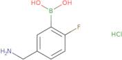 5-(AMinoMethyl)-2-fluorophenylboronic acid, HCl
