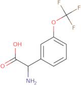 2-Amino-2-[3-(Trifluoromethoxy)Phenyl]Acetic Acid