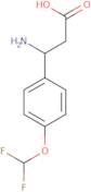 3-Amino-3-[4-(Difluoromethoxy)Phenyl]Propanoic Acid