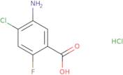 5-Amino-4-chloro-2-fluorobenzoic acid hydrochloride