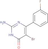 2-Amino-5-Bromo-6-(3-Fluorophenyl)-1H-Pyrimidin-4-One