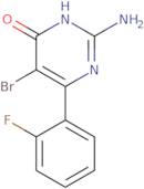 2-Amino-5-Bromo-6-(2-Fluorophenyl)-1H-Pyrimidin-4-One