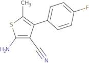 2-Amino-4-(4-fluorophenyl)-5-methyl-3-thiophenecarbonitrile