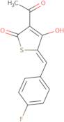 3-Acetyl-5-(4-Fluorobenzylidene)-4-Hydroxy-2(5H)-Thiophenone