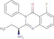 2-[(1S)-1-Aminopropyl]-5-fluoro-3-phenyl-4(3H)-quinazolinone