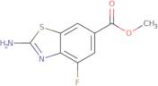 2-Amino-4-fluoro-6-benzothiazolecarboxylic acid methyl ester