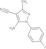 5-Amino-1-(4-Fluorophenyl)-3-Methyl-1H-Pyrazole-4-Carbonitrile