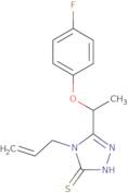 4-Allyl-5-[1-(4-fluorophenoxy)ethyl]-4H-1,2,4-triazole-3-thiol