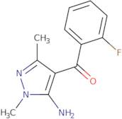 (5-Amino-1,3-Dimethyl-1H-Pyrazol-4-Yl)(2-Fluorophenyl)Methanone