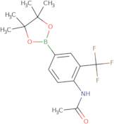 4-AcetaMido-3-(trifluoroMethy)phenylboronic acid, pinacol ester