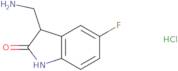 3-(Aminomethyl)-5-fluoro-1,3-dihydro-2H-indol-2-one hydrochloride