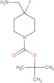 4-Aminomethyl-4-fluoropiperidine-1-carboxylic acid tert-butyl ester