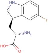 (2S)-2-Amino-3-[(3R)-5-Fluoro-2,3-Dihydro-1H-Indol-3-Yl]Propanoic Acid