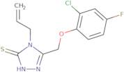 4-Allyl-5-[(2-chloro-4-fluorophenoxy)methyl]-4H-1,2,4-triazole-3-thiol