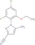 5-Amino-1-(4-chloro-2-ethoxy-6-fluorophenyl)-1H-pyrazole-3-carbonitrile