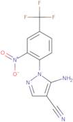 5-Amino-1-[2-nitro-4-(trifluoromethyl)phenyl]-1H-pyrazole-4-carbonitrile