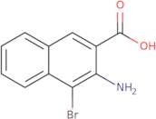 3-Amino-4-bromonaphthalene-2-carboxylic acid