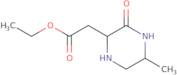 Ethyl 2-(5-methyl-3-oxopiperazin-2-yl)acetate