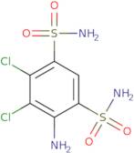 4-Amino-5,6-dichlorobenzene-1,3-disulfonamide