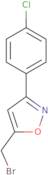 5-(Bromomethyl)-3-(4-chlorophenyl)-1,2-oxazole