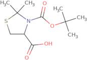 (4R)-3-[(tert-Butoxy)carbonyl]-2,2-dimethyl-1,3-thiazolidine-4-carboxylic acid