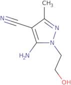 5-Amino-1-(2-hydroxyethyl)-3-methyl-1H-pyrazole-4-carbonitrile