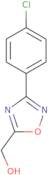 [3-(4-Chlorophenyl)-1,2,4-oxadiazol-5-yl]methanol