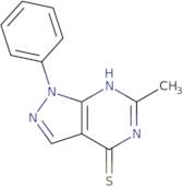 6-Methyl-1-phenyl-1H-pyrazolo[3,4-d]pyrimidine-4-thiol