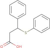 3-Phenyl-3-(phenylsulfanyl)propanoic acid