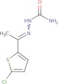 {[1-(5-Chlorothiophen-2-yl)ethylidene]amino}urea